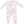Golf Things Pink 2 Way Zipper Ruffle Footie