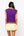 Licensed LSU V-Neck Striped Cuff Sweater Vest (Women's)