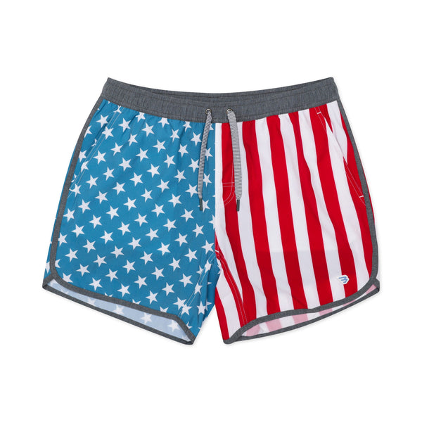 Swim Trunks- Throwback USA (Men's)