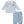 Fight the Fire Pant Set- Light Blue