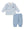 Fight the Fire Pant Set- Light Blue