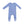 Solid Country Blue 2 Way Zipper Footie