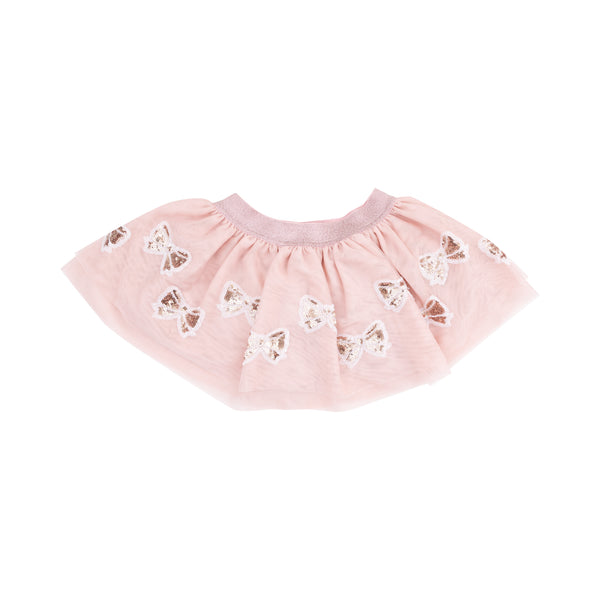 Bows Tutu Skirt- Pink