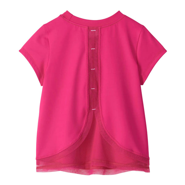 Pink Yarrow Mesh Trim Tee Shirt
