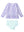 Scalloped Rash Guard 2-Piece- Magical Mermaid