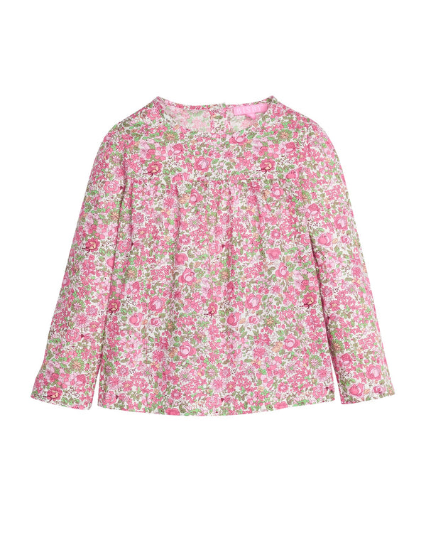 Lisle Top- Recoleta Floral Rose