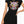 Black Knit Dress W/ Rainbow Tiger Head (Women's)