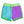 Swim Trunks- Neon Bright Aqua Color Block