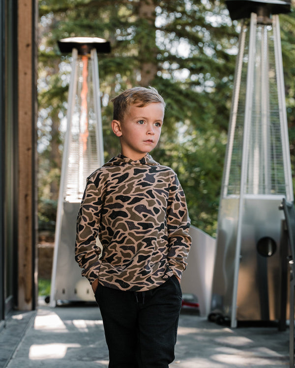 Youth Thermal Hoodie- Gauge Camo