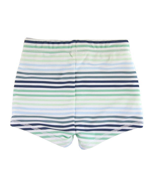 Swim Shorties- Coastal Stripes