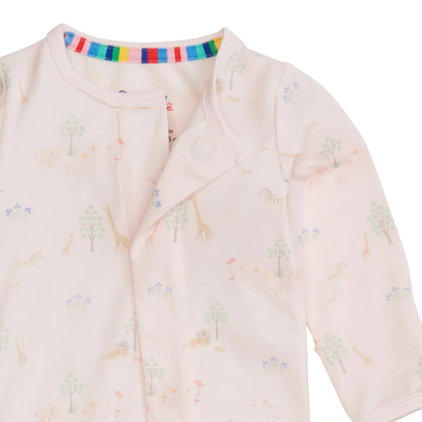 Safari Convertible Coverall- Pink