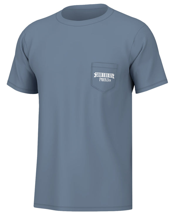 Pelican Pier Tee- Captain Blue (Men)