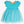 Princess Bow Twirl Dress- Teal Golden Princess