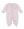 Fairway Foursome Footie- Pink Stripe