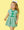 Active Bow Dress & Bike Short Set- Pink Coastal Cane