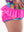 Rash Guard 2-Piece Swimsuit- Neon Ocean Coral