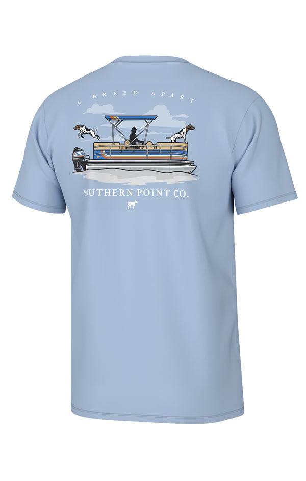 Youth Pointer Pontoon Tee- Blue Sky