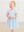 Princess Bow Twirl Dress- Crystal Blue Princess