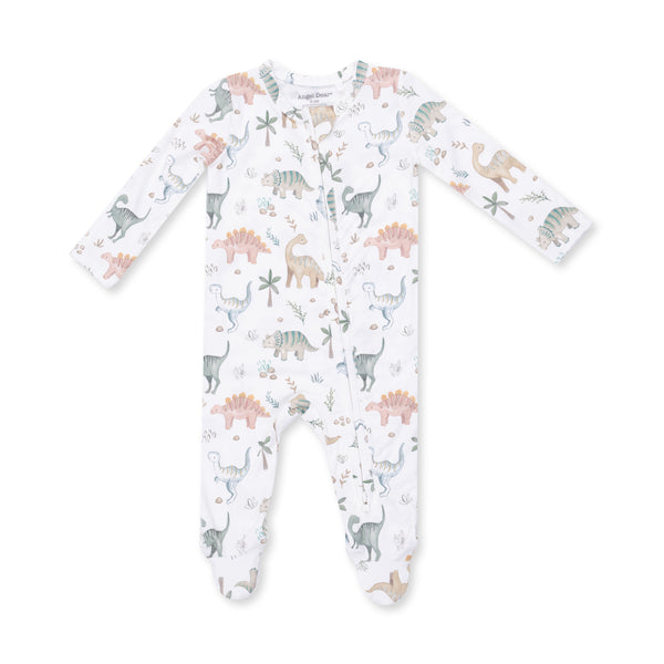 Sweet Baby Dinos 2 Way Zipper Footie
