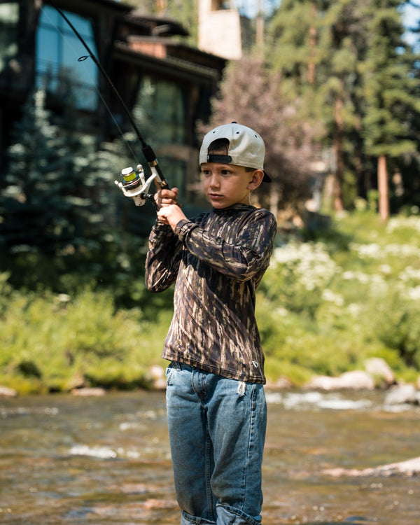 Youth Performance Hoodie- Midland Camo