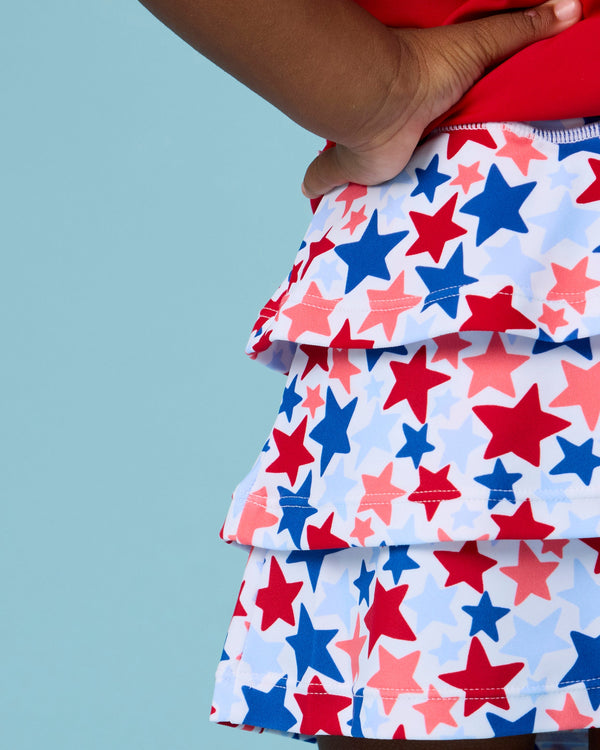 Active Skort- Star Spangled