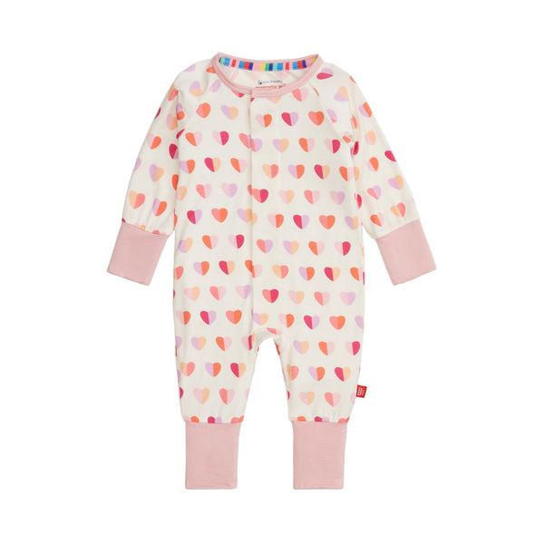 XOXO Convertible Coverall- Pink