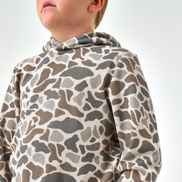 Youth Thermal Hoodie- Classic Deer Camo