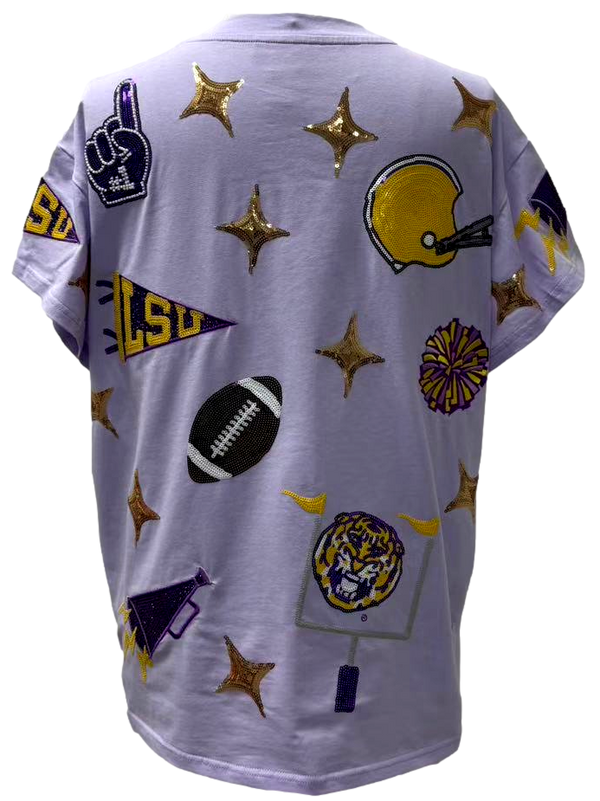 Licensed LSU Sparkle Gameday Icon Tee