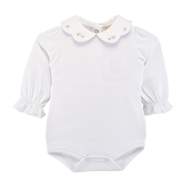 Pretty Bows & Roses Embroidery Collar Bubble