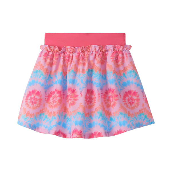 Starburst Tie Dye Ruffle Skort
