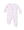 Lil Sis 2 Way Zipper Ruffle Footie- Pink