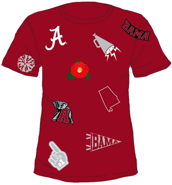 Licensed Alabama Mini Icon Tee- (Women's)