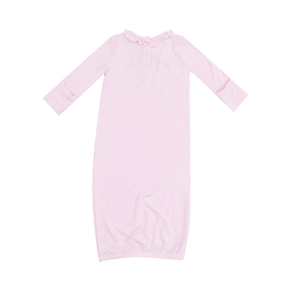 Solid Classic Pink Kimono Gown