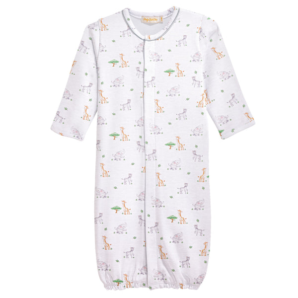 Tiny Safari Conv. Gown With Piping