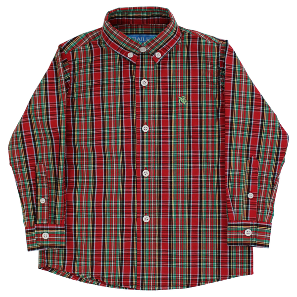 Roscoe Button Down Shirt- Tartan Plaid