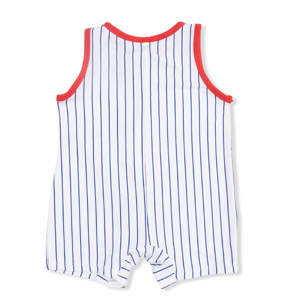 Baseball Stripe Romper