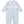 Classic Treasures Playsuit- Light Blue Stripe