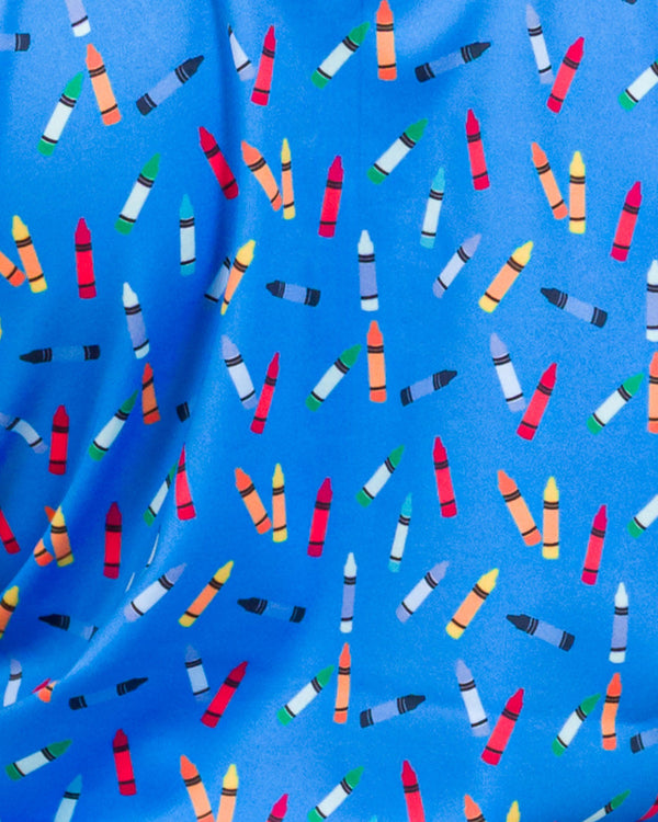 Performance Knit Polo- Tiny Crayons
