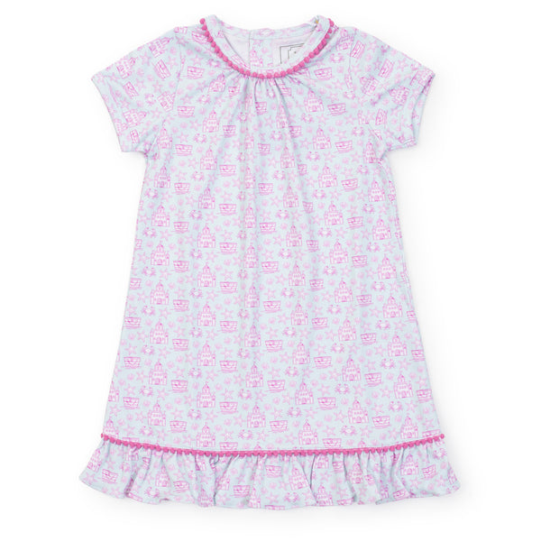 Camden Dress- Sandcastles Pink