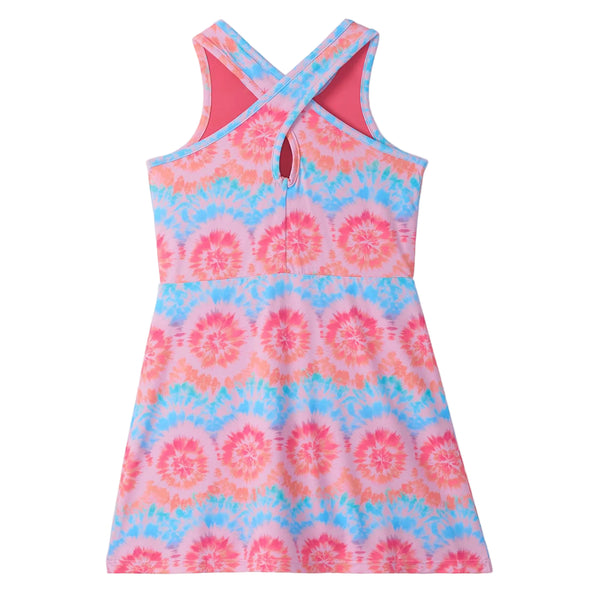 Starburst Tie Dye Active A-Line Dress