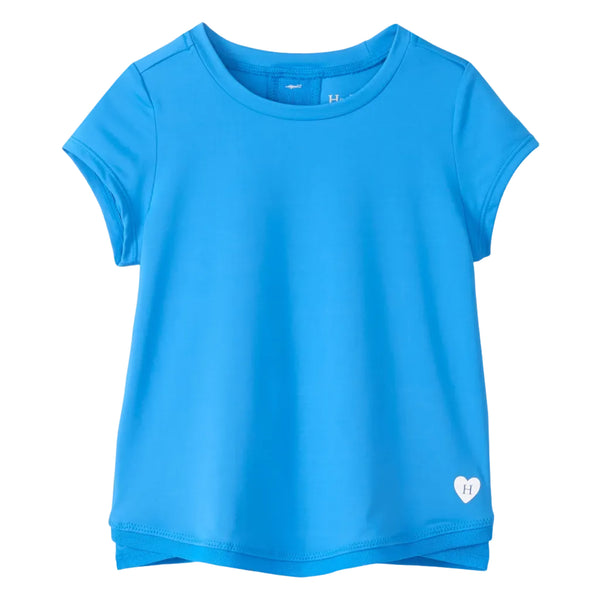 Malibu Blue Mesh Trim T-Shirt