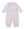 Playing Pup Ruffle Playsuit- Pink Stripe