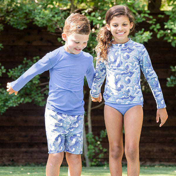 Rash Guard- Periwinkle Blue