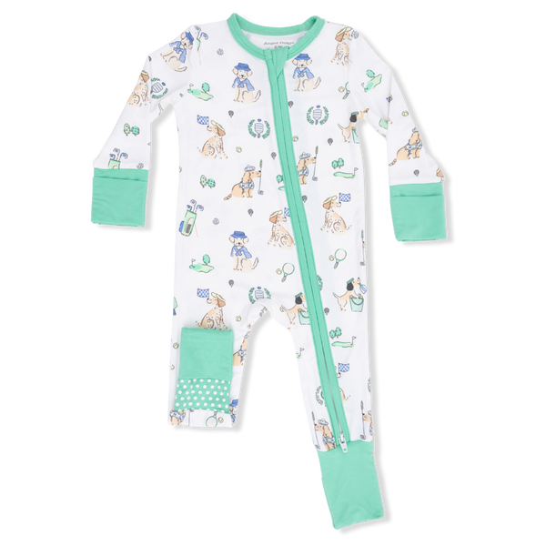 Country Club Dogs 2 Way Zipper Romper