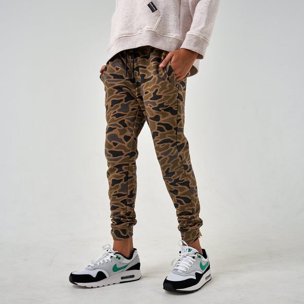 Youth Fleece Jogger- Gauge Camo