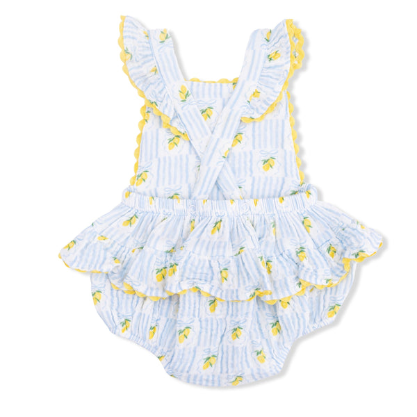 Lovely Lemons Ric Rac Ruffle Sunsuit