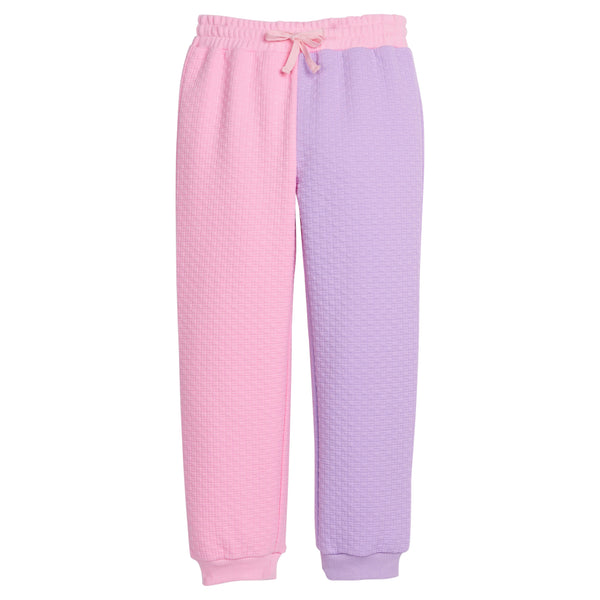 Color Block Jogger- Pink & Lilac