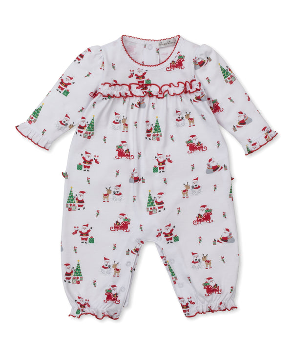 Christmas Capers Ruffle Playsuit