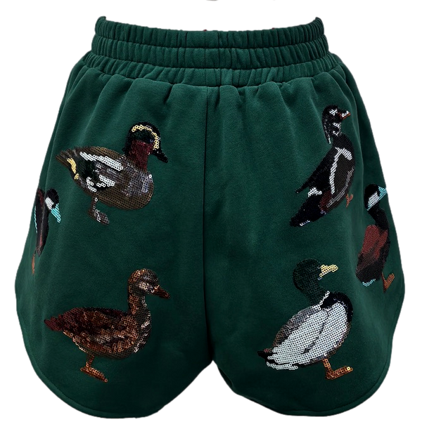 Dark Green Duck Short- (Women's)