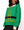 Green Elf Collared Button Up Sweater- (Women's)